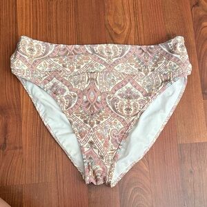 Freshwater Paisley High-Waisted Bikini Bottom